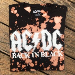 Bleach Splatter AC/DC Tee